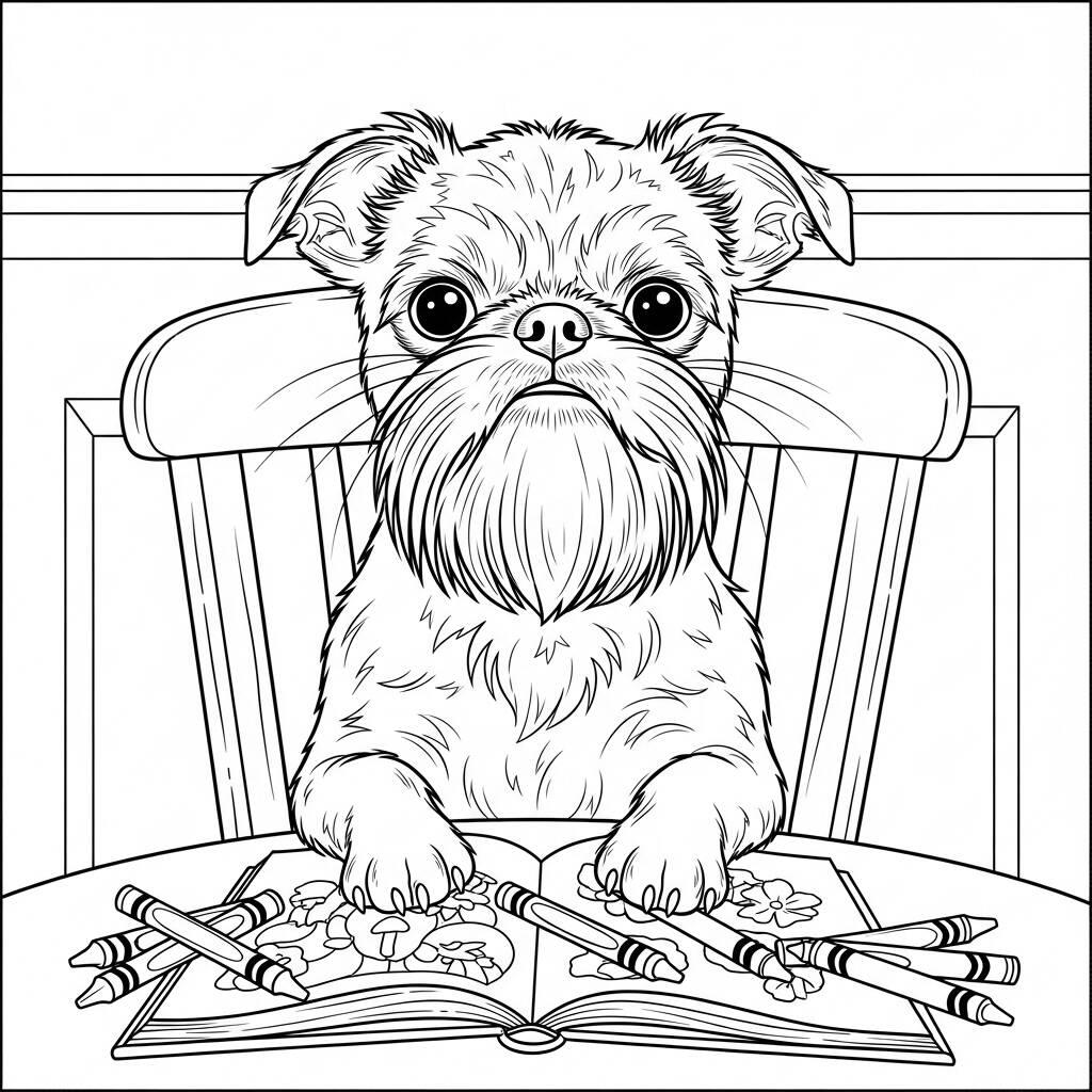 Cachorro Cao da Prussia (Desenho para Colorir)