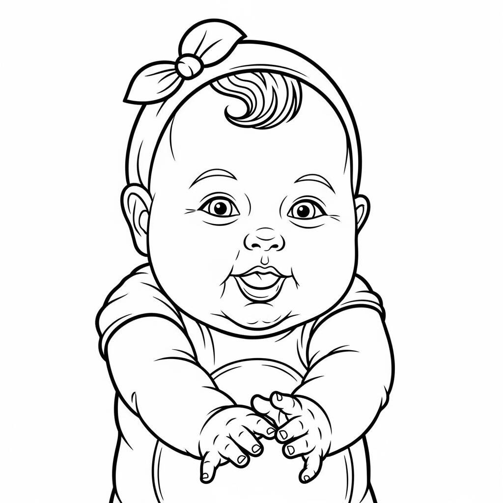 Bebe Corcunda de Notre Dame (Desenho para Colorir)