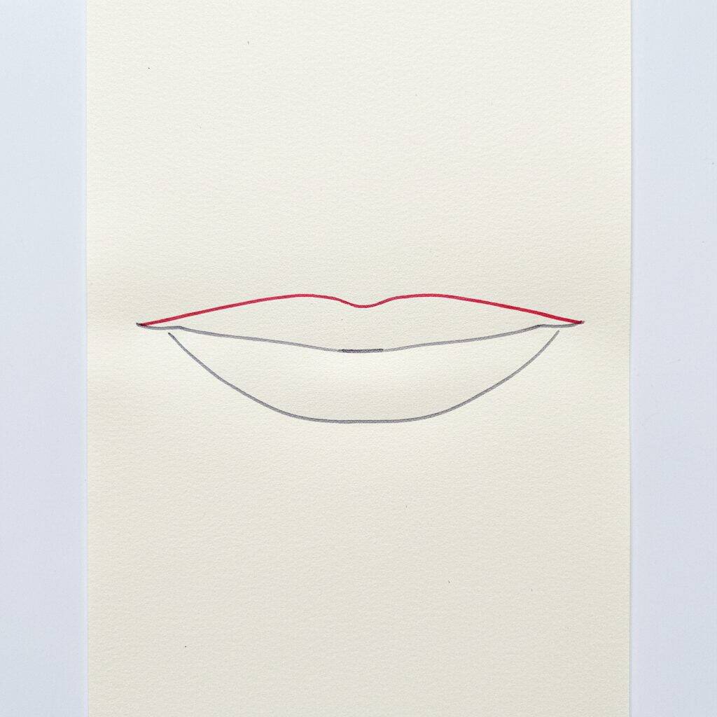 Como Desenhar Dentes – Tutorial de Desenho Passo a Passo – Passo 2