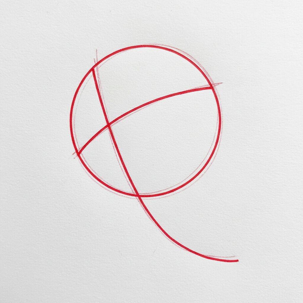 How to Draw Jesus Step by Step – Step 1