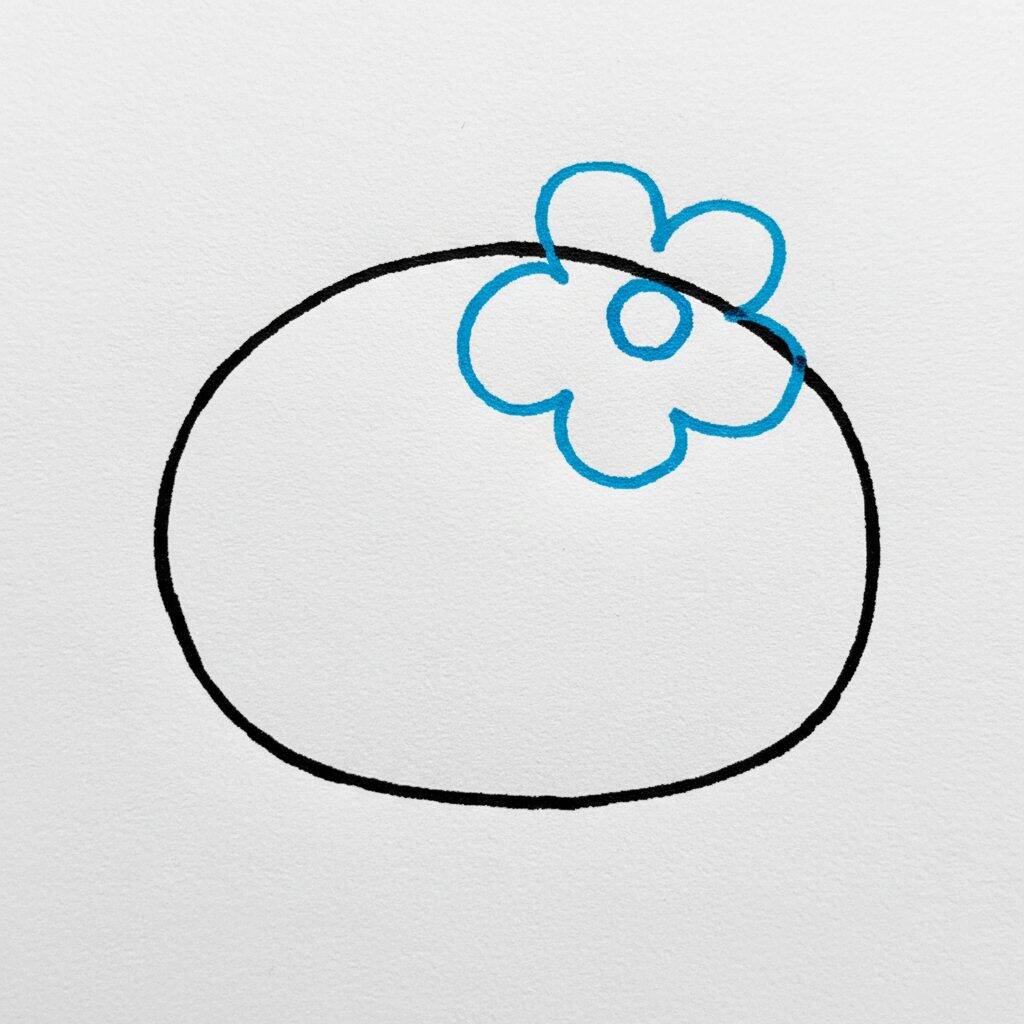 Como Desenhar a Hello Kitty – Passo a Passo – Passo 2