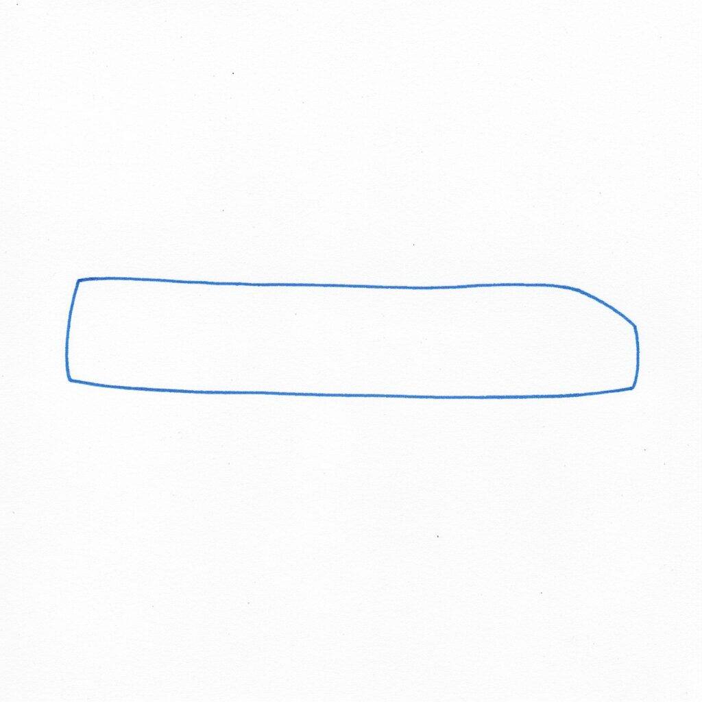 Como Desenhar um Carro – Tutorial de Desenho Passo a Passo – Passo 1