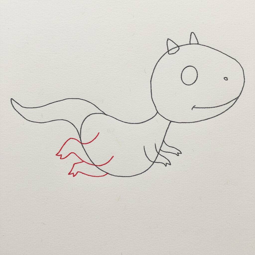 Como Desenhar um Dragão – Passo a Passo Fácil – Passo 5