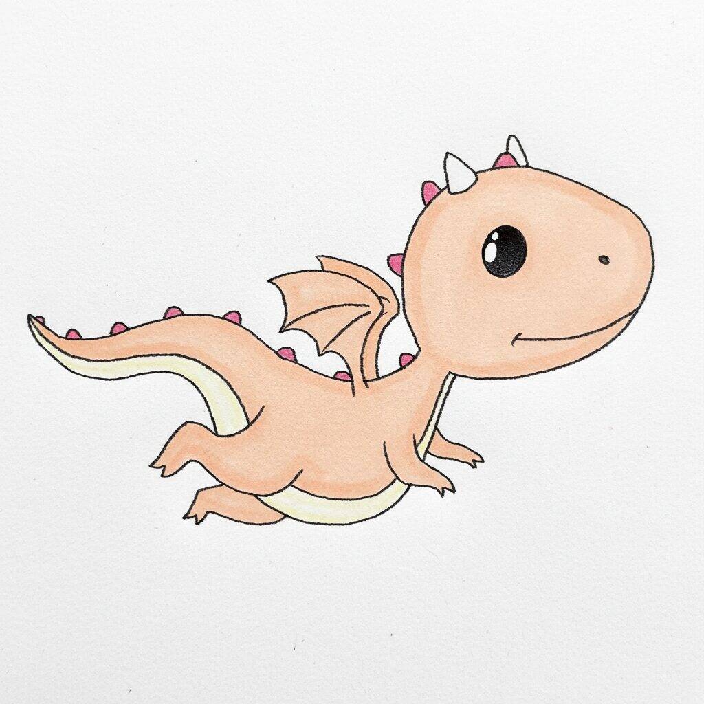 Como Desenhar um Dragão - Passo a Passo Fácil