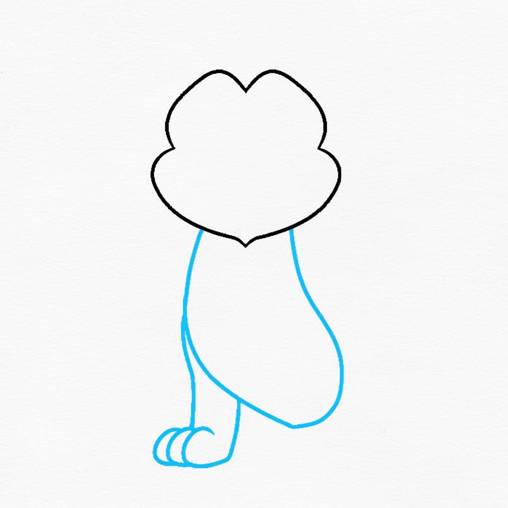 Como Desenhar um Leão – Passo a Passo Fácil – Passo 1