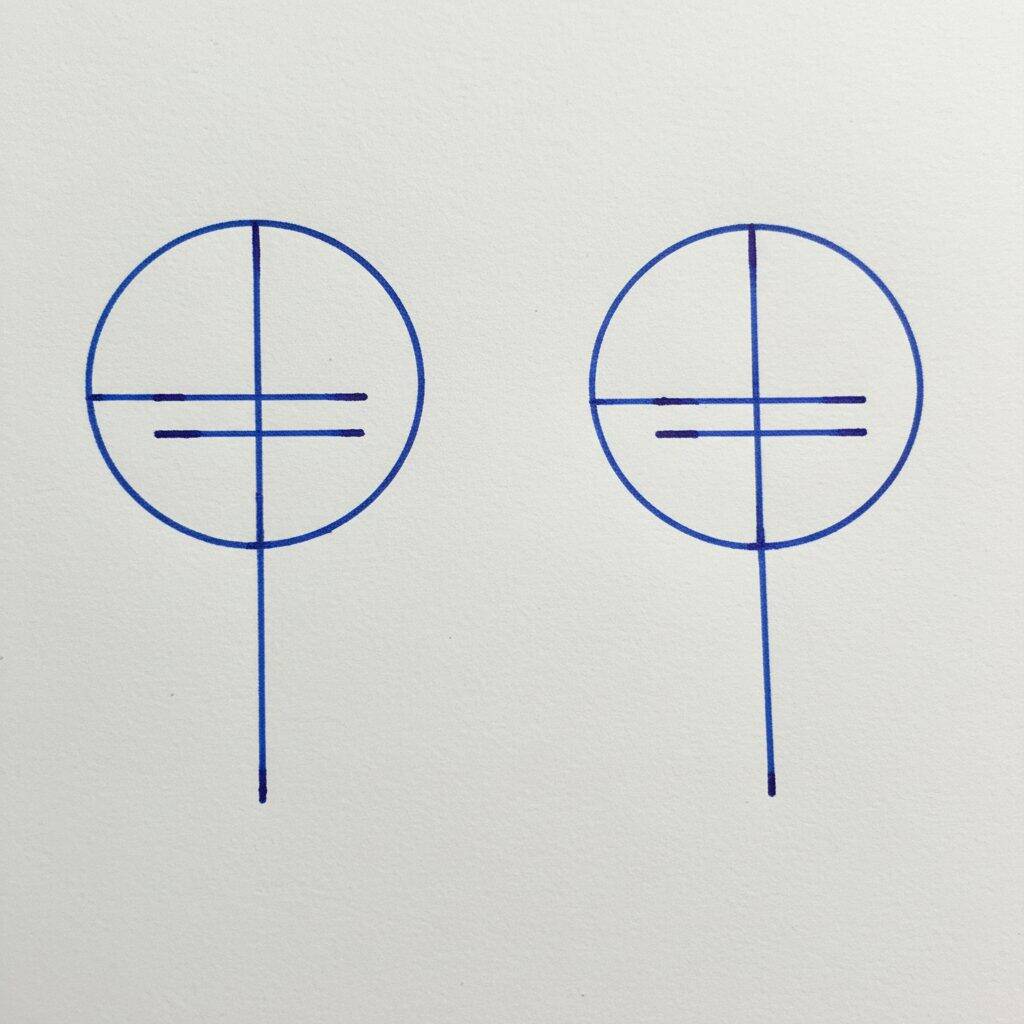 Como Desenhar um Rosto – Tutorial de desenho – Passo 1