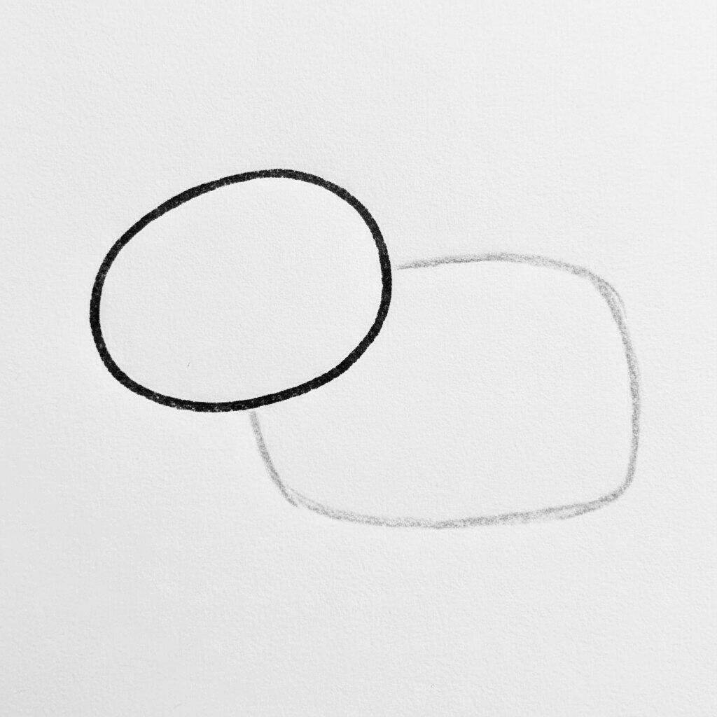 How to Draw a Realistic Capybara – Step by Step – Step 1