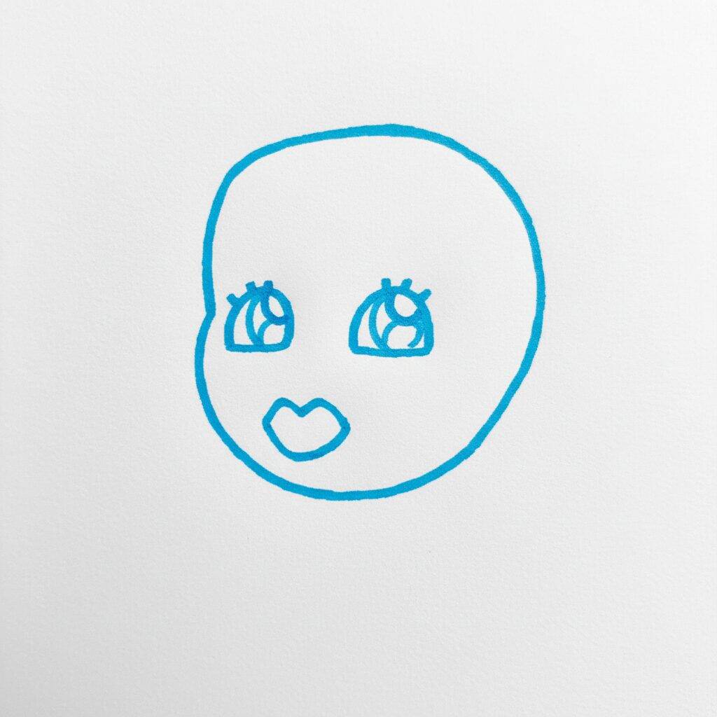 How to Draw a Princess – Step by Step – Step 1