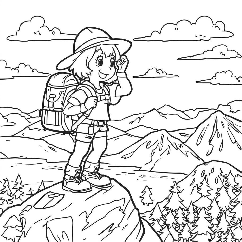 Estrela de Aventura (Desenho para Colorir)