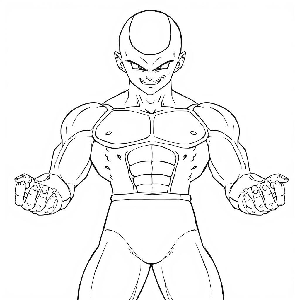 Frieza Maligno (Desenho para Colorir)