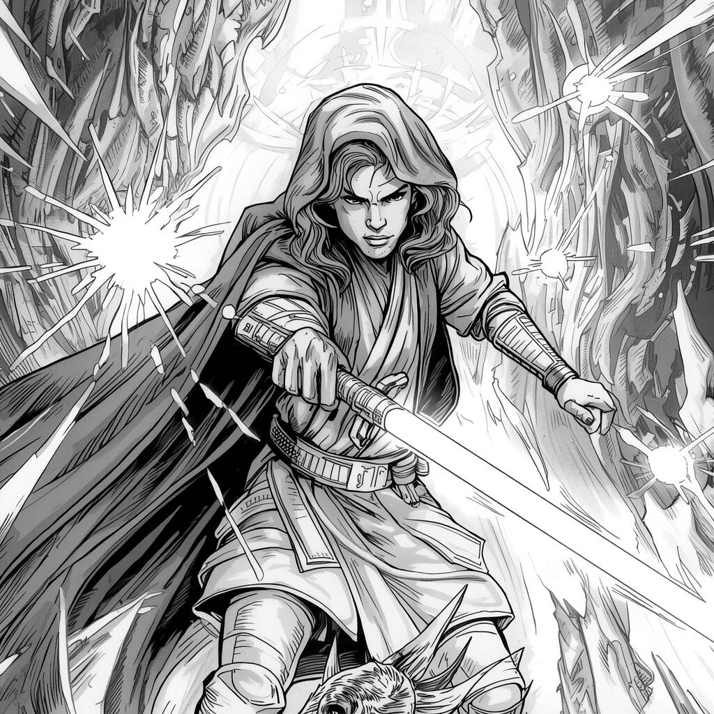 Star Wars Fantasia (Desenho para Colorir)