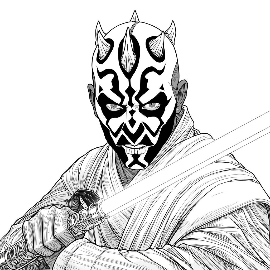 Star Wars Realista (Desenho para Colorir)