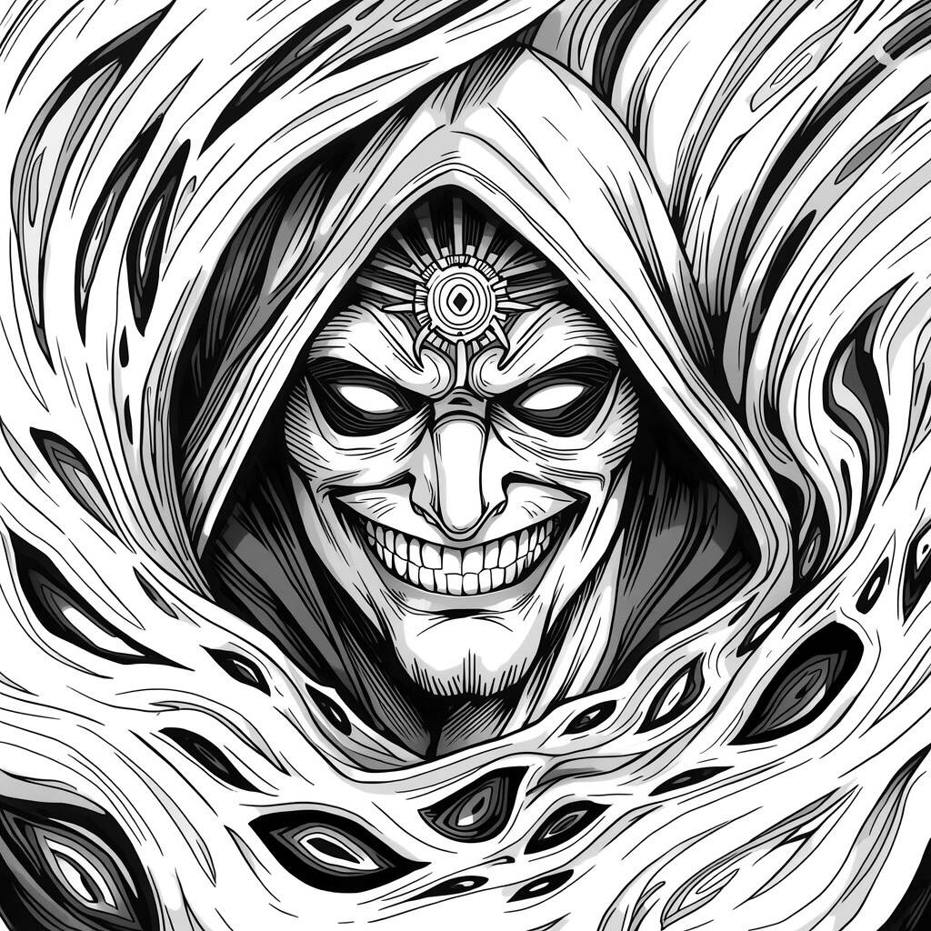 Tobi e Sombra (Desenho para Colorir)