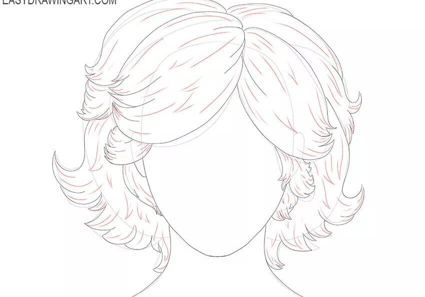 How to Draw Realistic Hair – Step by Step Drawing Tutorial – Step 9