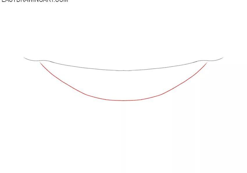 Como Desenhar Dentes – Tutorial de Desenho Passo a Passo – Passo 1