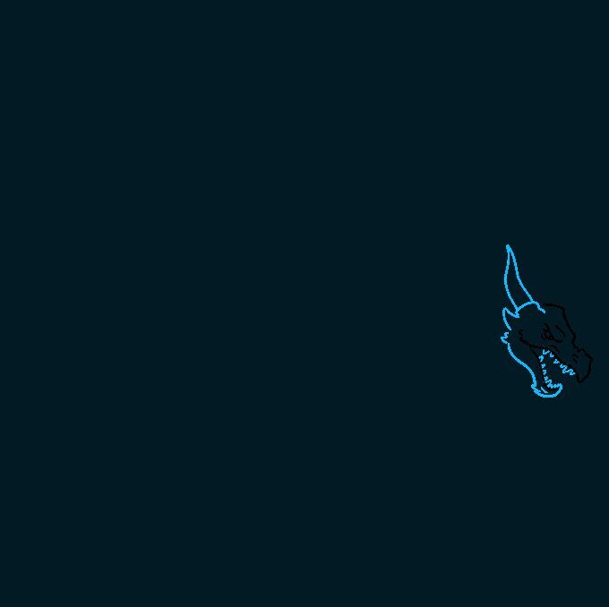 How to Draw Realistic Dragon – Step 2
