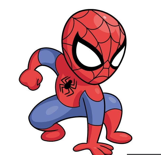 Como Desenhar o Homem Aranha - Tutorial de desenho Passo a Passo