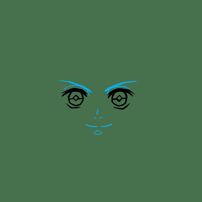 How to Draw Tanjiro Kamado from Demon Slayer – Easy Step by Step – Step 2
