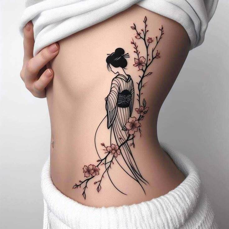 Tatuagem de Gueixa
